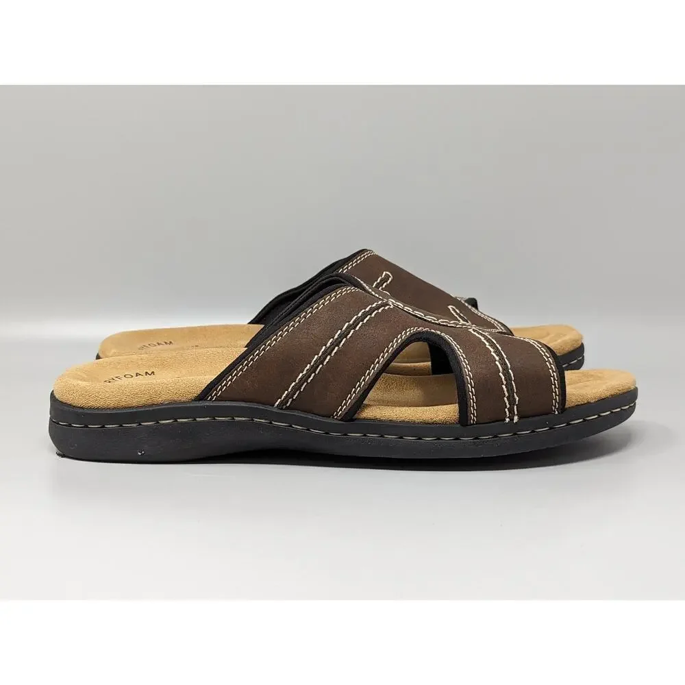 Dockers Sunland Casual Memory Foam Comfort Outdoor Slip-on Slide Sandals Size 11